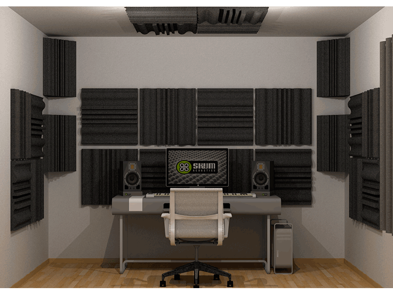 Los paneles acústicos para estudio de grabación o home studio de Acústica  Decorativa