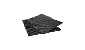 Mousse acoustique de mélamine - Basotect pyramidale 30 auto-adhésif